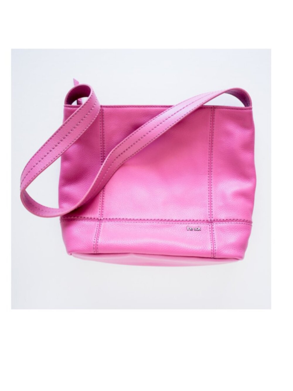 The Sak "De Young Hobo" Shoulder Bag, Leather Purse in Pink Coral